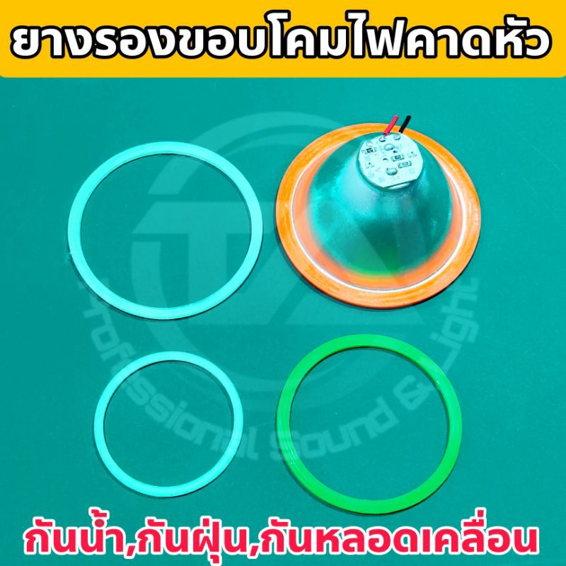 ยางรองขอบโคมไฟคาดหัว ยางขอบโคมไฟคาดหัว อะไหล่โคมไฟคาดหัว กันน้ำ กันฝุ่น กันหน้าโคมไฟเลื่อน มีหลากหลายขนาดให้เลือก