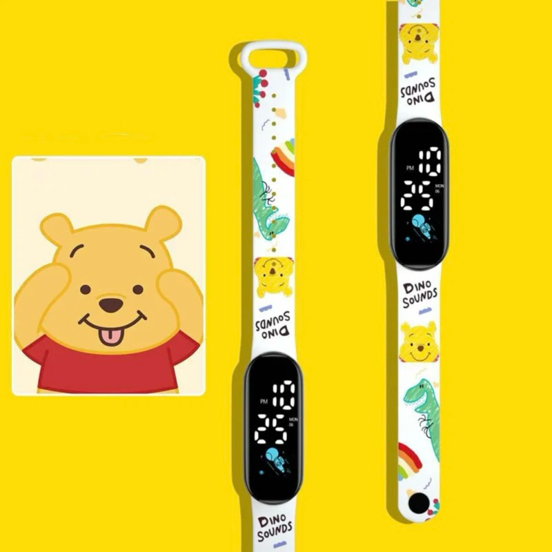 (ส่งจากไทย) นาฬิกาข้อมือ LED น่ารักๆ ดูเวลา 口 วันที่ได้ เล็กกะทัดรัด ใส่สบาย