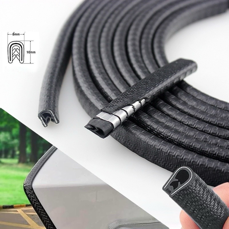 ยางกันชน ยางกันกระแทก ขอบประตูรถ Line Door Guard 5สีให้เลือก（ยาว 5 เมตร)