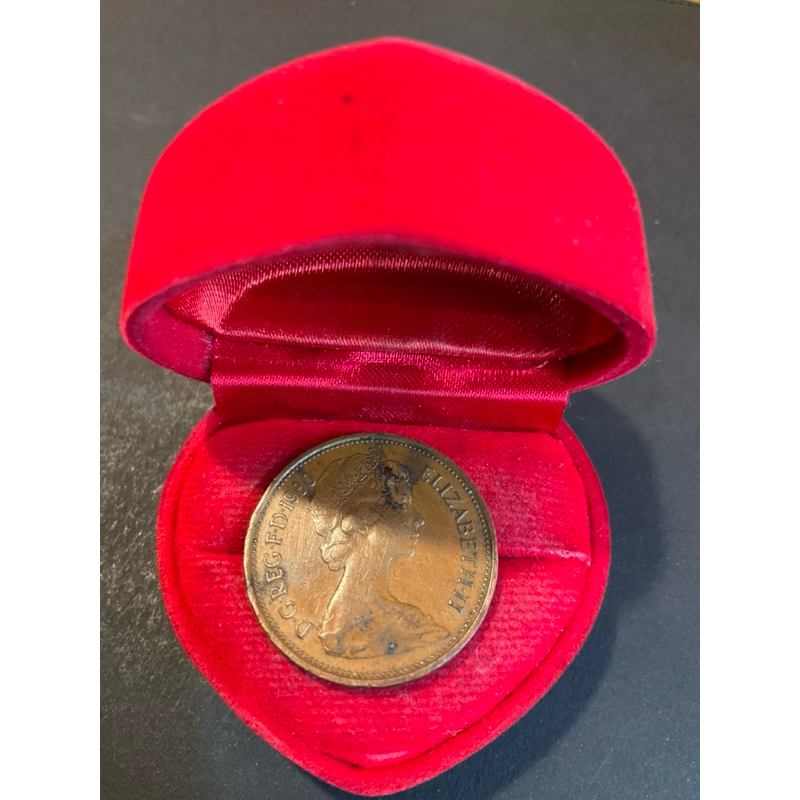 No057 เหรียญกษาปณ์สหราชอาณาจักร 2 NEW PENCE ค.ศ.1980