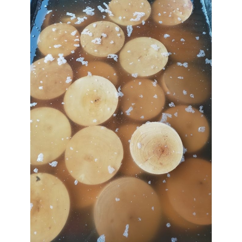 เขียงดี ราคาประหยัด เขียงไม้มะขามและไม้หยี(เค็ง)แช่น้ำเกลือ ขนาด 12 - 18 นิ้ว (แถมฟรีหูจับ)🇹🇭 - รูปที่ 3