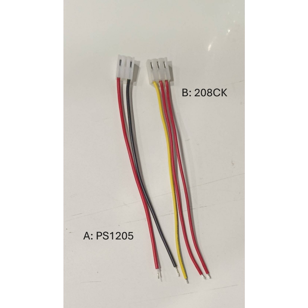 สายต่อไฟ AC เข้าบอร์ดภาคจ่ายไฟ ZKTeco P1205B3 และ ACS 208CK