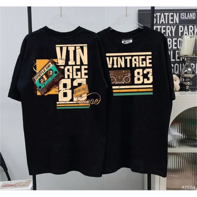 เสื้อยืด ผ้าCotton100% สกรีน แบบดิจิตอล เนื้อผ้าหนานุ่ม A1504-แขนสั้น