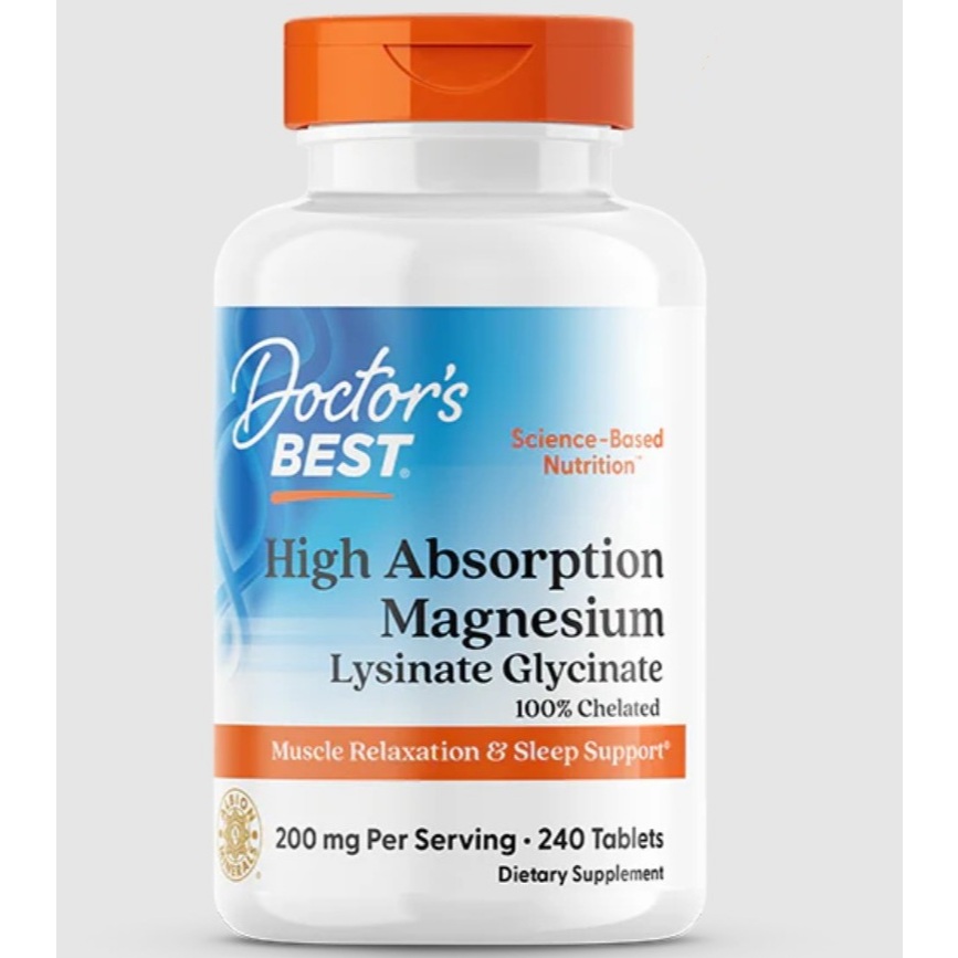 High Absorption Magnesium 200 mg 240 Tablets Doctor's