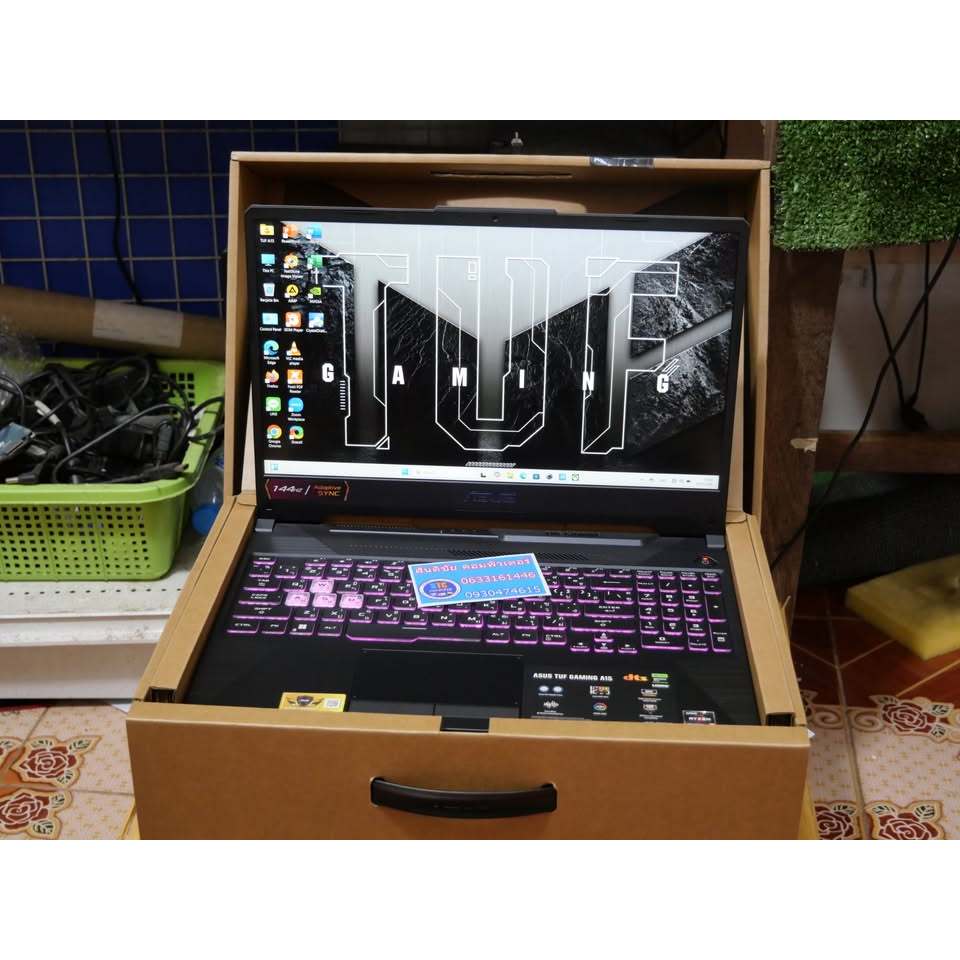 #RTX3050 #Ryzen 7 7435HS รุ่นใหม่ๆเลย ASUS TUF GAMING A15