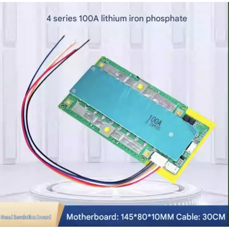 BMS 4S 12V 300A-150A แบตเตอรี่ลิเธียมฟอสเฟต สำหรับสตาร์ทรถยนต์  Peak 1500A Lithium Phosphate LiFePO4