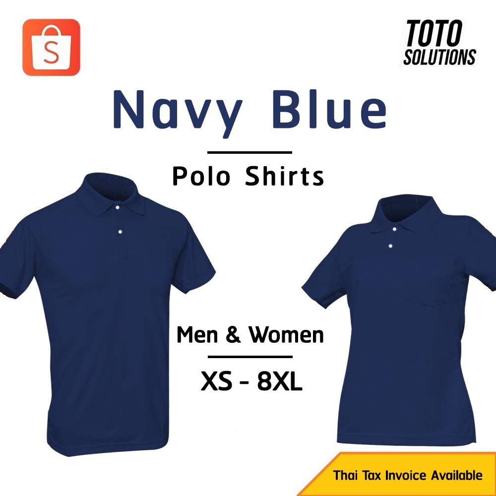 TTS Basic Navy Blue polo shirts