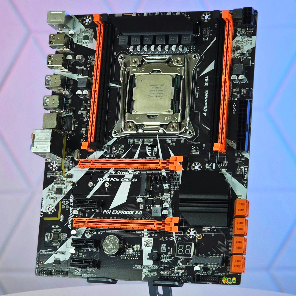 X99 ZX-99EV3 Xeon E5-4669V4 Set CPU MB Cooler Memory Ram 22/44 Core ชุดสำหรับทำงาน เล่นเกม บอทเกม