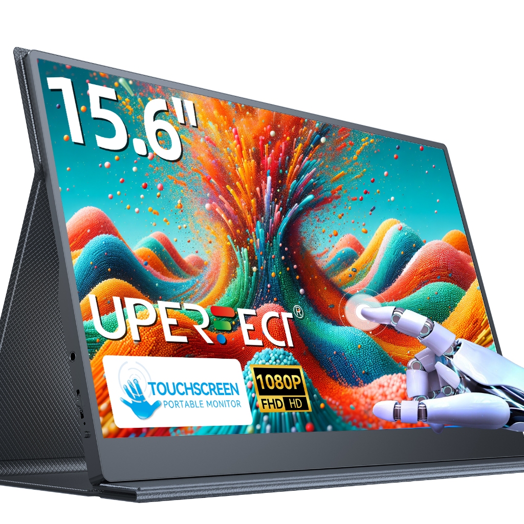 UPERFECT【Local delivery】Touch Screen Portable Monitor 15.6 /18.5Inch 1080P Mobile Display Light And 