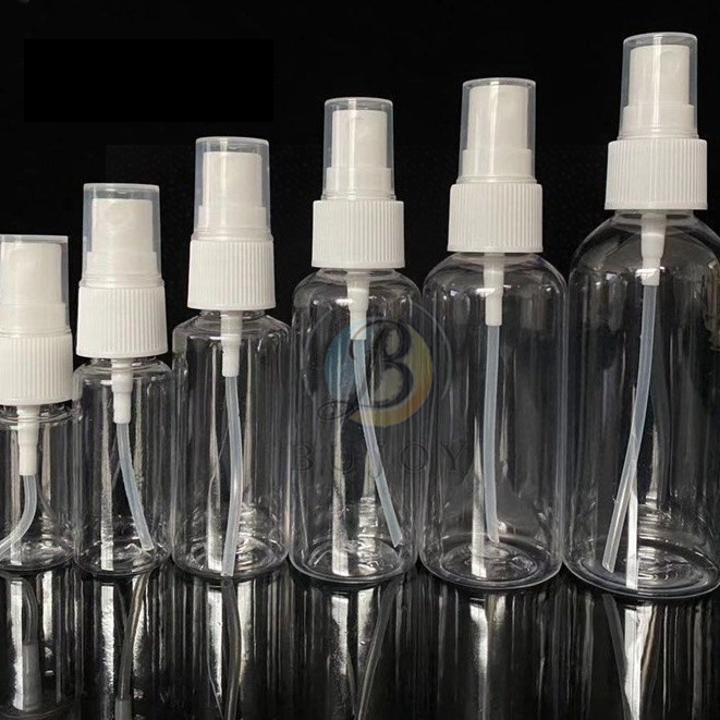 ขวดสเปรย์ สีใส ขวดใส่สเปรย์พกพา ขวดสเปรย์น้ำหอม มี ขนาด 30 50 100 มล ขวดสเปรย์แอลกอฮอล์ Transparent bottle spray