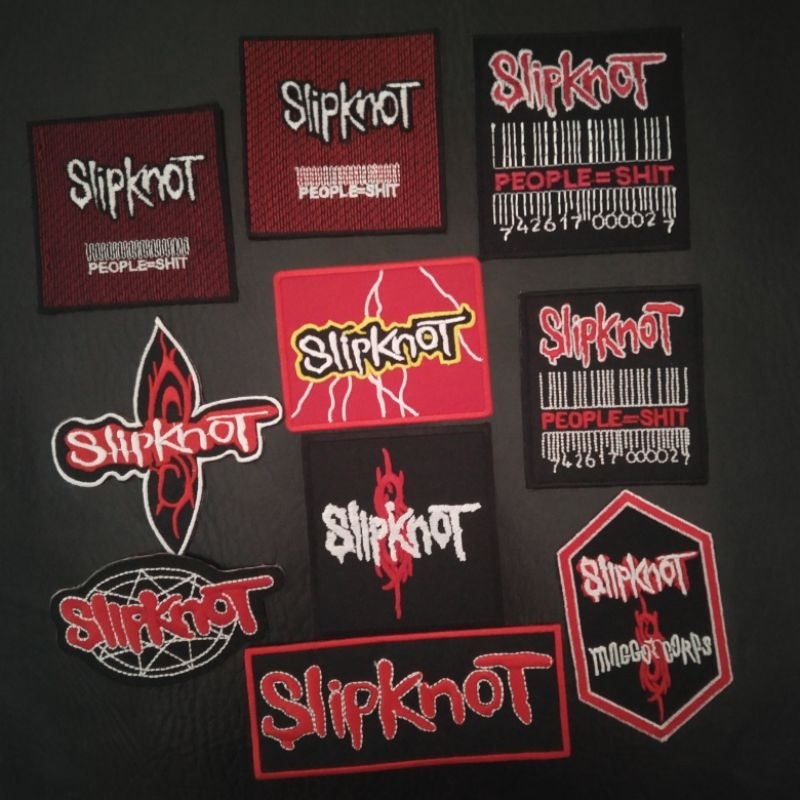 Slipknot ตัวรีดติดเสื้อ อาร์มติดเสื้อ งานปัก งานdiy มี14แบบ