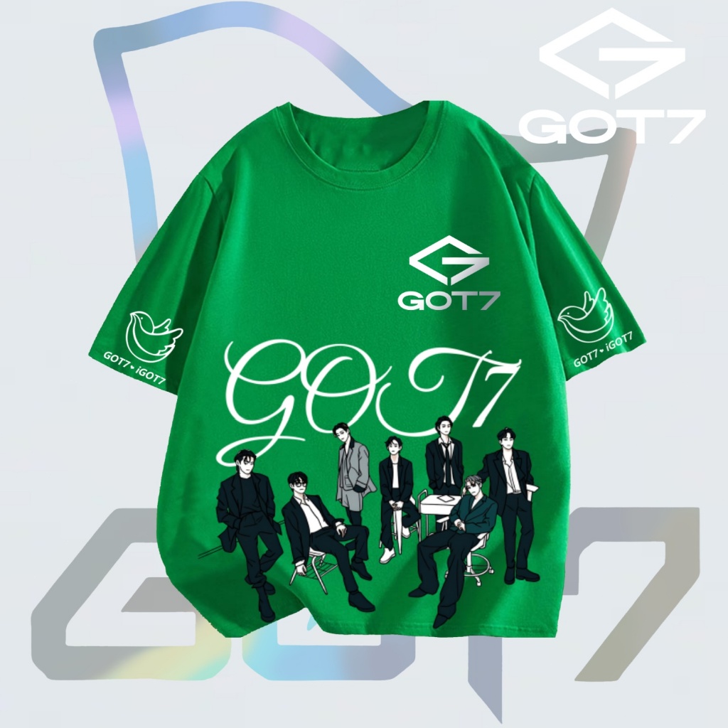 ใหม่ GOT7 IGOT7 เสื้อยืดแฟนคลับ ผ้าฝ้าย ลายลูกนกน่ารัก ใส่สบาย S-5XL#25