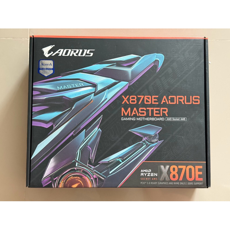 เมนบอร์ด X870E AORUS MASTER ตัวท็อปสุด มือสอง ประกันศูนย์ไทย