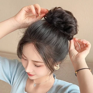 4สี วิกผมหัวบอล ชิคๆ สไตล์เกาหลี วิกผมเสริมผม ปุยธรรมชาติ (พร้อมส่ง) G2757