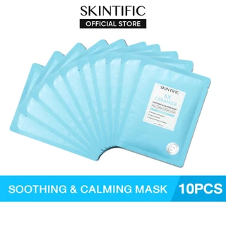【10PCS】SKINTIFIC 5X Ceramide Soothing & Calming Mask 5เอ็กซ์ เซราไมด์ ซูทติ้ง แอนด์ คาล์มมิ่ง มาร์คหน้า มากส์หน้า