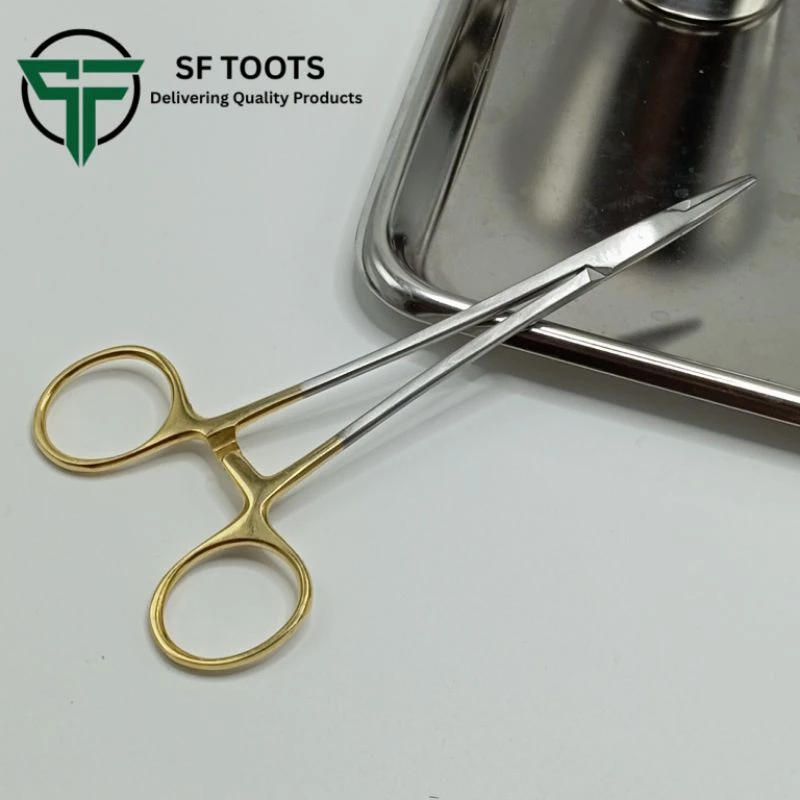 Needle holder TC ด้ามทอง มีทังสเตนคาร์ไบด์/ ด้ามสแตนเลส ไม่มีทังสเตนคาร์ไบด์