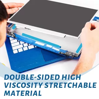 D042 🖥️กาวติดจอ เทปกาวสองหน้า ติดจอ LCD LED แล็ปท็อป Adhesive Strips Tabs ซ่อมจอ เปลี่ยนจอ แถบกาว ยาว 22cm หนา 0.3m