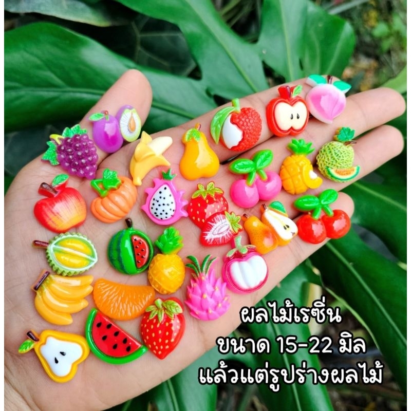 เรซิ่นผลไม้ (50ชิ้น/แพ็ค)