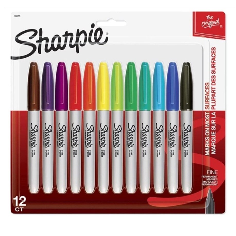 (KTS)ชุดปากกาชาร์ปี้ไฟน์ Sharpie Fine Permanent Marker 12สี 30075PP