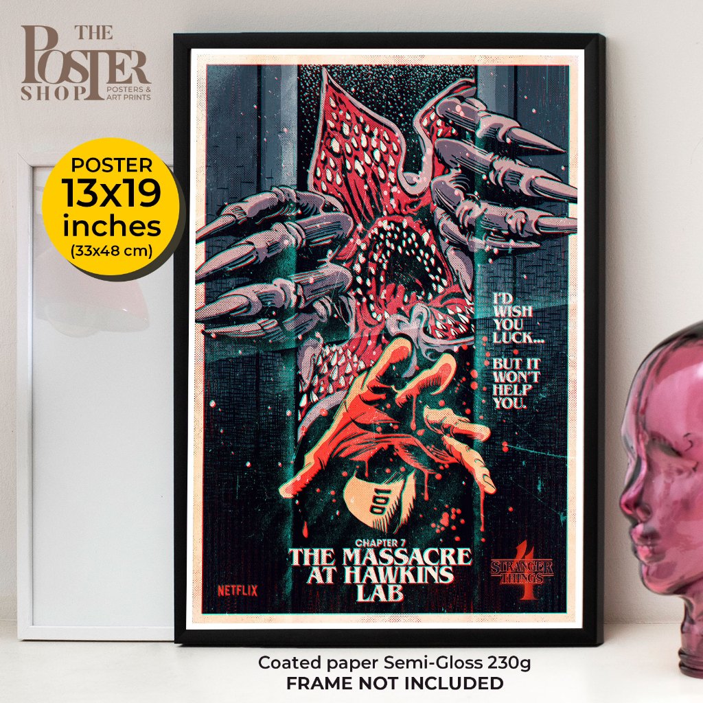 Stranger Things Posters SET2 สเตรนเจอร์ ธิงส์ โปสเตอร์ เซต2 ราคา ถูกที่สุด ดีลบีเคเค แกลเลอรีภาพที่ 6