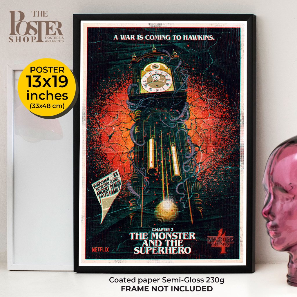 Stranger Things Posters SET2 สเตรนเจอร์ ธิงส์ โปสเตอร์ เซต2 ราคา ถูกที่สุด ดีลบีเคเค แกลเลอรีภาพที่ 4