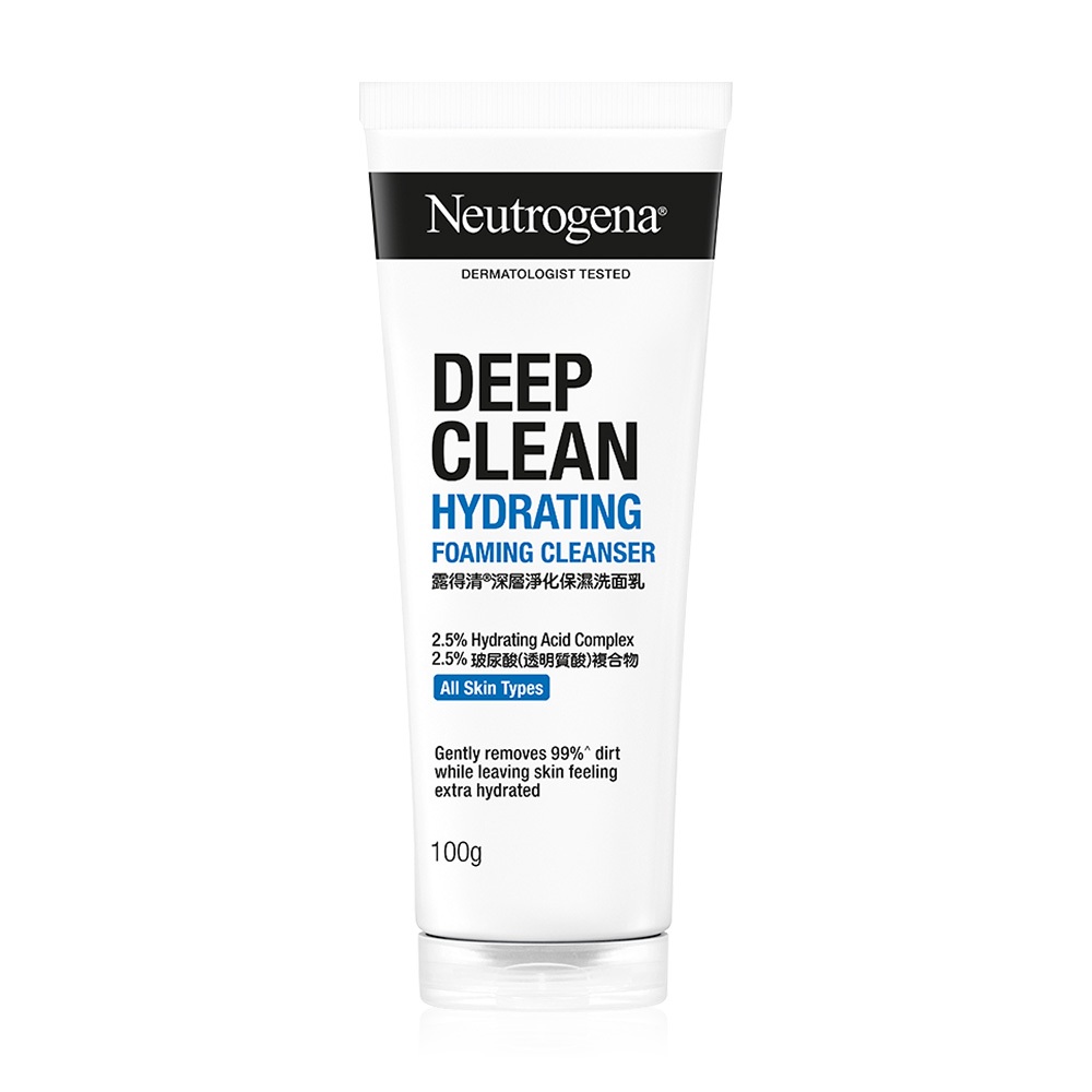Neutrogena Deep Clean Hydrating Foaming Cleanser 100g โฟมล้างหน้าล็อคความชุ่มชื้น