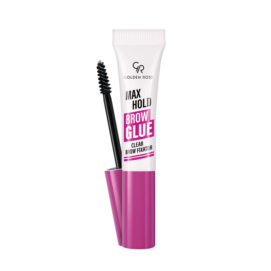 Golden Rose Max Hold Brow Glue Brow Fixator เจลปัดคิ้ว ล๊อกคิ้วตั้ง ฟิกซ์ทรงคิ้ว กันน้ำ ให้อยู่เหมือนเดิมตลอดวัน 7มล.