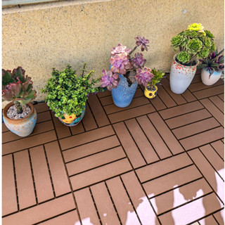 ⭐แพค 12 ชิ้นสุดคุ้ม แผ่นพลาสติกปูพื้น ตกแต่งภายใน และนอกบ้าน…