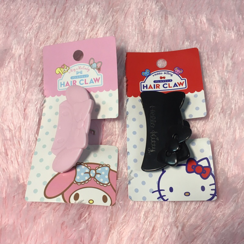 ที่หนีบผม กิ๊บหนีบผม คิตตี้ sanrio เหมาะสำหรับครึ่งหัว ผมไม่หนา ของแท้จากญี่ปุ่น ของใช้ ซานริโอ้