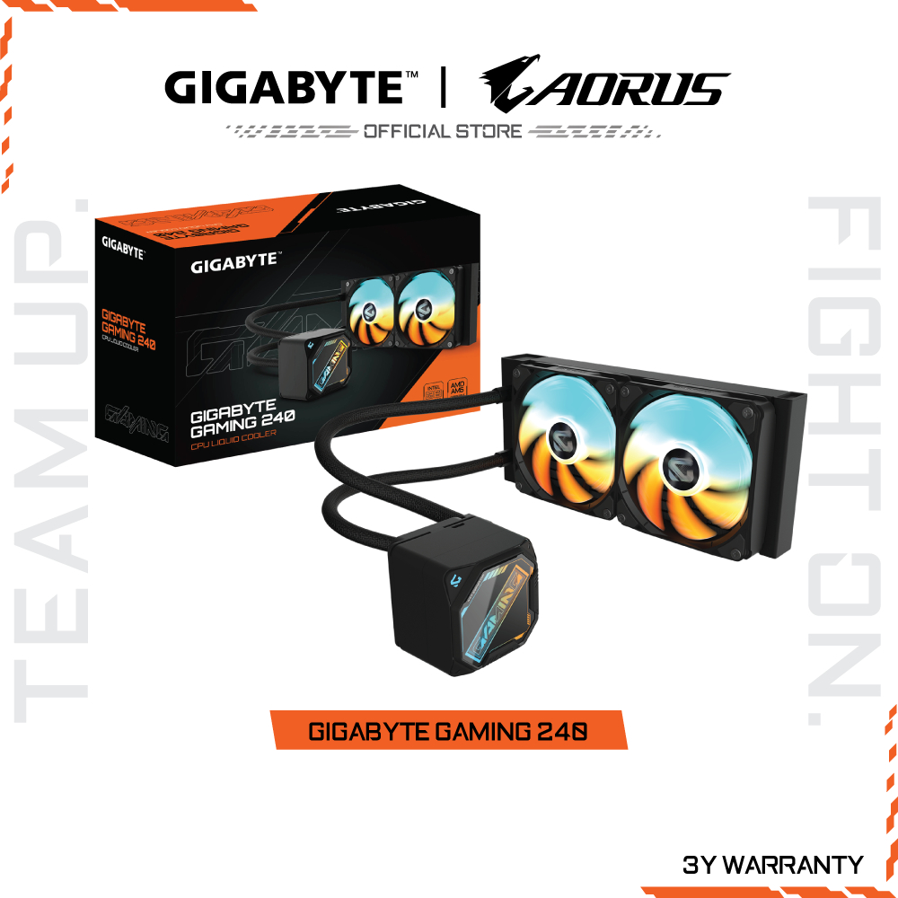 GIGABYTE GAMING 360 CPU LIQUID COOLER (ระบบระบายความร้อนด้วยน้ำ) GP-GIGABYTE GME 360