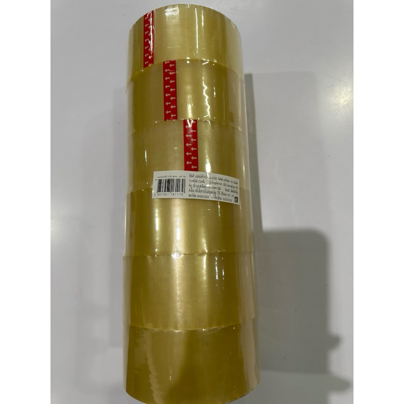 เทป OPP elfen 2”x100y. ใส แพ็ค (1x6 ม้วน)