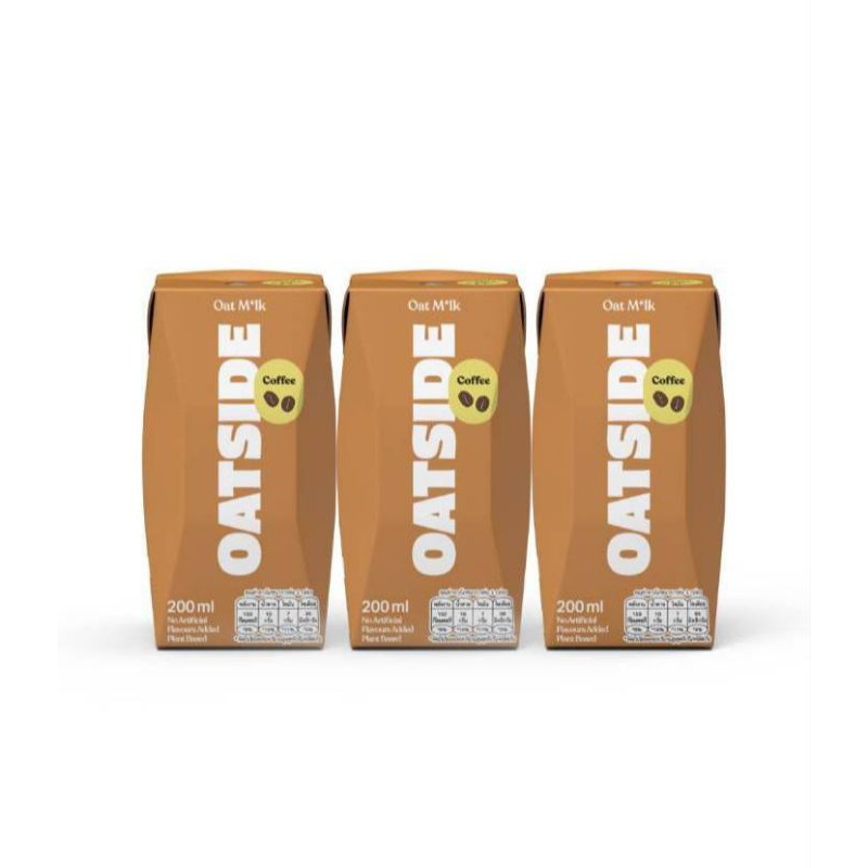 ส่งฟรี! นมข้าวโอ๊ต Oatside Coffee แพ๊ค 3กล่อง โอ๊ตไซด์ รสกาแฟ exp.ปี2026