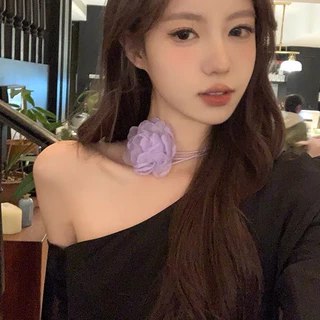 สร้อยคอ สร้อยโชคเกอร์ ดอกไม้💐 สไตล์เรโทร สวยๆ เข้ากับทุกการแต่งกาย✨