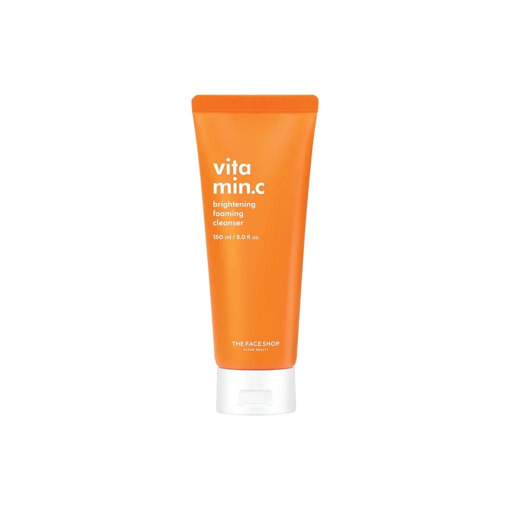 THE FACE SHOP VITAMIN C BRIGHTENING FOAMING CLEANSER โฟมล้างหน้า วิตามินซี ผิวกระจ่างใส