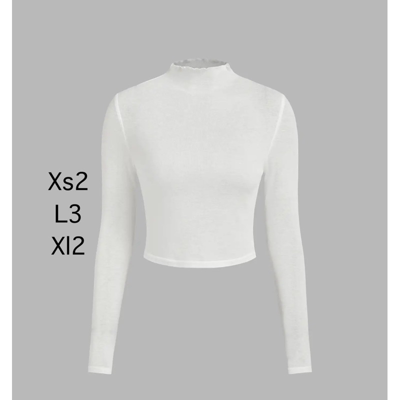 เสื้อครอป ผ้าบาง รัดรูป ผ้าคอตตอน(บาง) cider