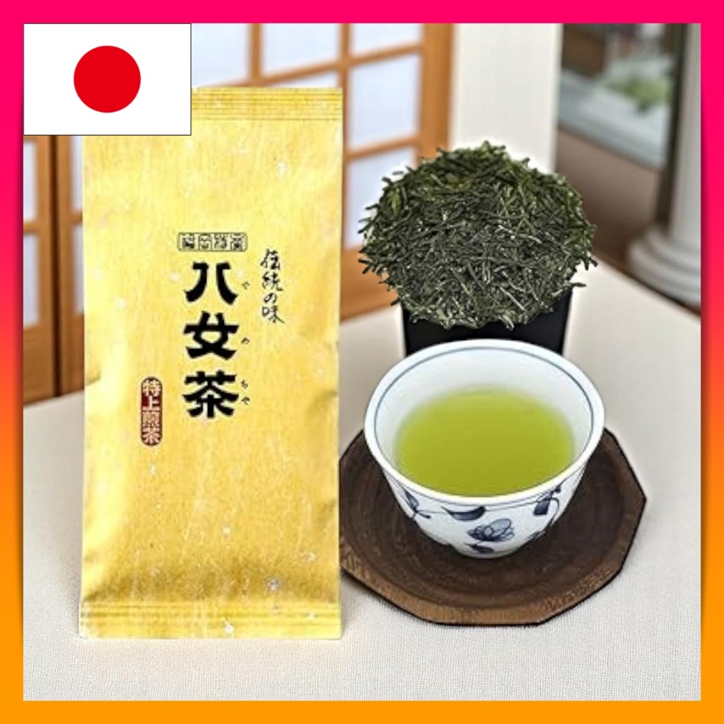 Yame Tea Premium Sencha - 100g Bag x 6 Set, Fukuoka Prefecture, Top Quality Tea, First Flush, Harves