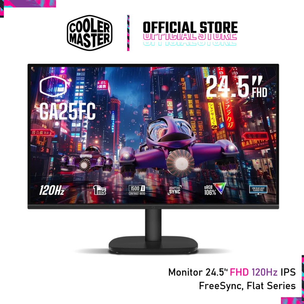 Cooler Master Monitor 24.5 FHD 120Hz IPS  FreeSync (CMI-GA25FC-EU)