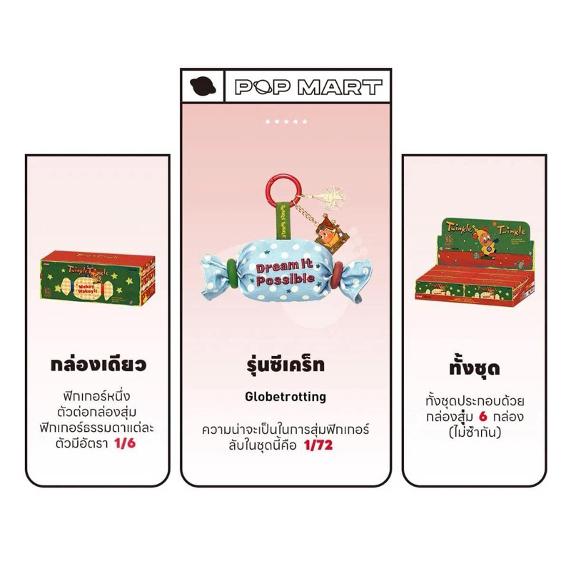 **พร้อมส่งในไทย** พวงกุญแจห้อยหูกระเป๋า  Mini - Bag Twinkle Twinkle Be a Little Star Series 🍬