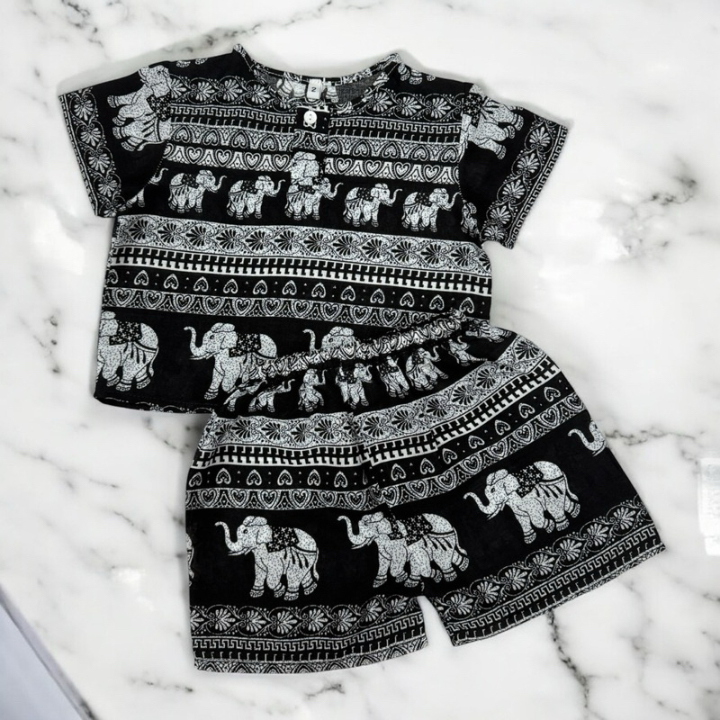 ชุดช้างเด็กลายใหม่ผ้าเย็นไม่ร้อนเกรดพรีเมี่ยมมี5สี พร้อมส่ง รูปที่ 4