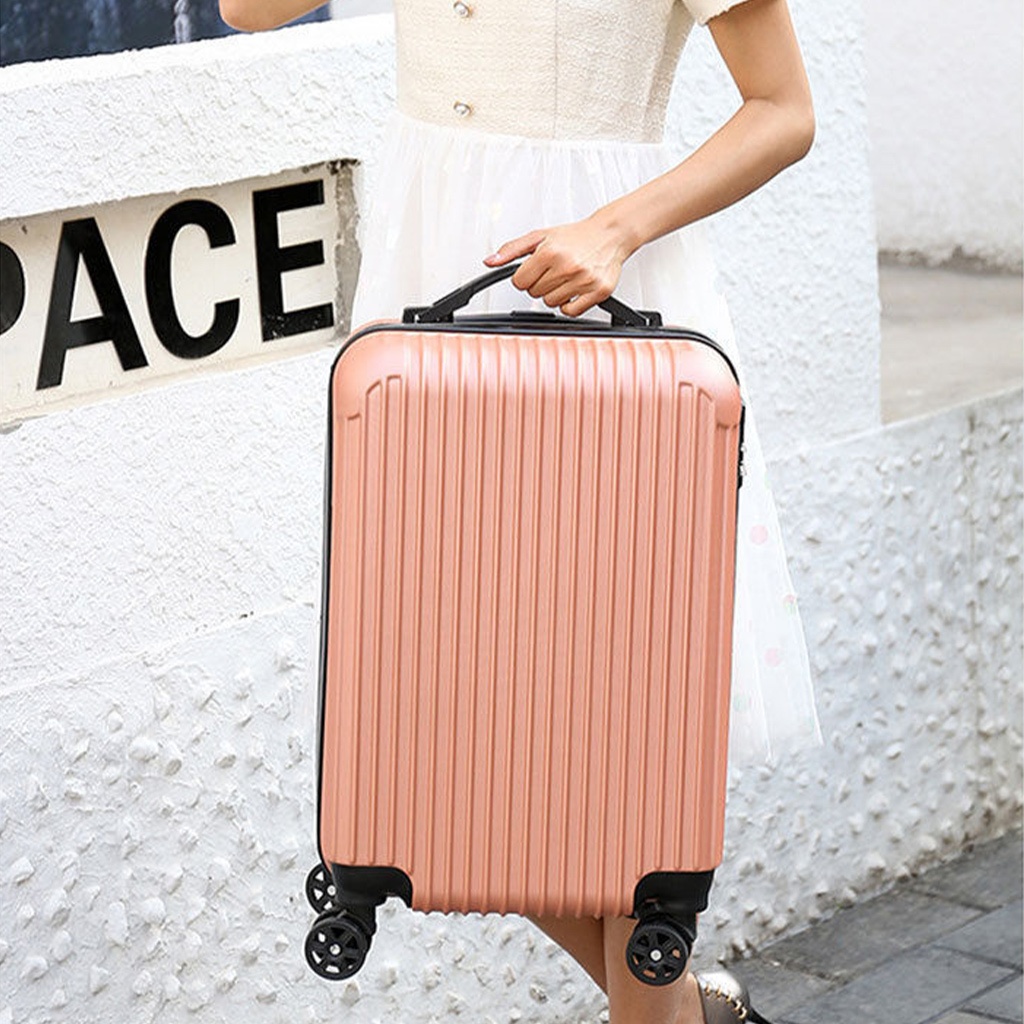 กระเป๋าลาก  20 นิ้ว กระเป๋าเดินทาง suitcase 24 นิ้ว วัสดุABS+PC แข็งแร luggage ล้อหมุน360องศา