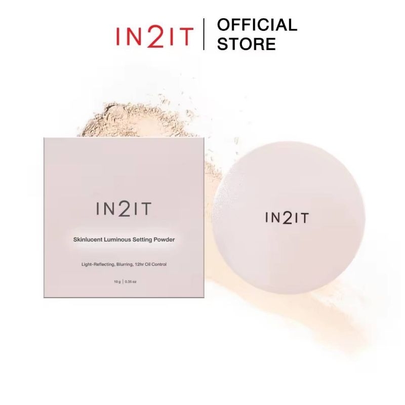 IN2IT Skinlucent Luminous Setting Powderแป้งฝุ่น 10g.