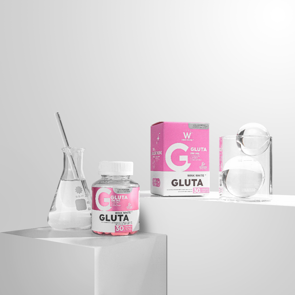 WINK WHITE GLUTA กลูต้า วิงค์ไวท์ (1 กระปุก 30 แคปซูล)
