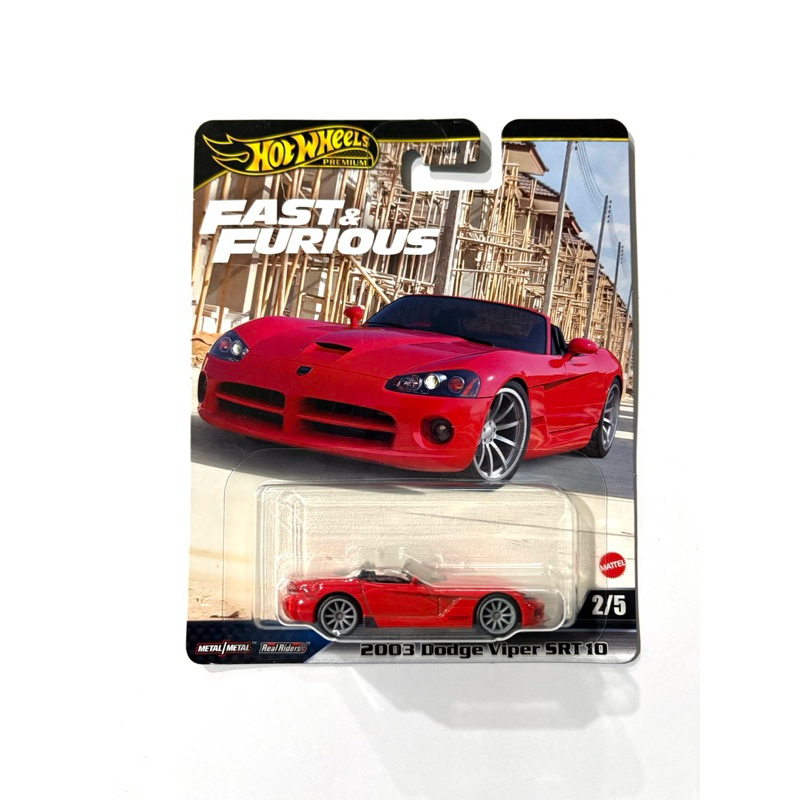 Hot Wheels | 2003 DODGE VIPER SRT10 ~ FAST&FURIOUS | 🛞ล้อยาง แพคพรีเมี่ยม | 📦สินค้ามีพร้อมส่ง