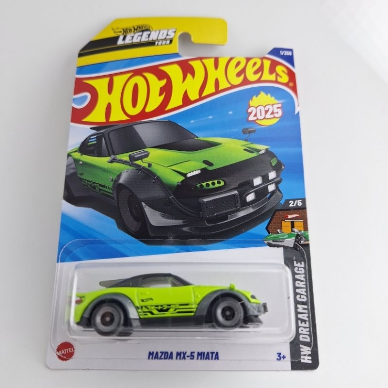 รถเหล็ก Hotwheels MAZDA MX 5 MIATA LEGENDS TOUR 2025 (ib60)