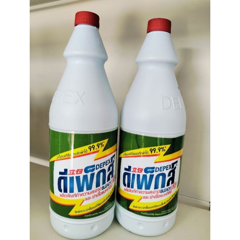 ยกลัง 12 ขวด ไฮเตอร์ Depex 1 ลิตร น้ำยาซักผ้าขาว ไฮเตอร์มาเลย์