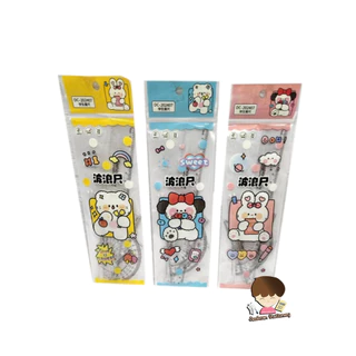 ชุดเรขาคณิตการ์ตูน 4 ชิ้น คละลาย (ยกโหล)