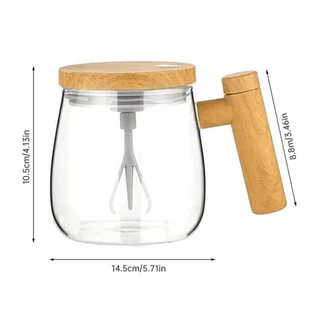 (ส่งเร็ว) พร้อมส่งในไทย ถ้วยผสมอัตโนมัติ ชาร์จใหม่ได้ ถ้วยกาแฟ 400ml แก้วกวนไฟฟ้า เครื่องปั่นแบบพกพา