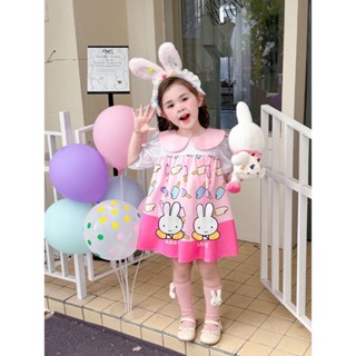 🎀🩷 เดรสกระต่ายน้อยสีชมพูหวาน – สไตล์เจ้าหญิงน้อยแสนสดใส 🐰🍭 เ…