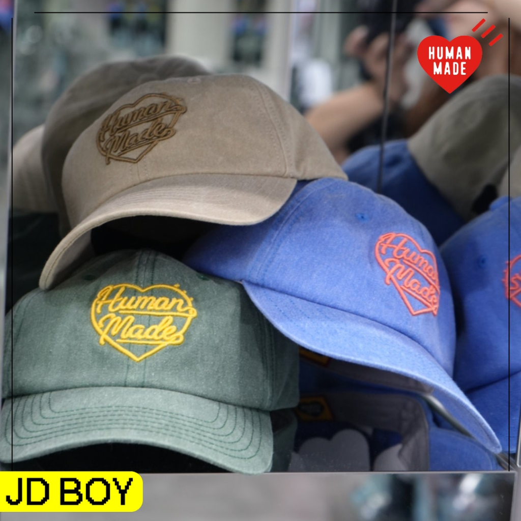 (มีส่งด่วนได้ของเลยวันนี้) JDBOY - Human Made heart logo cap หมวก