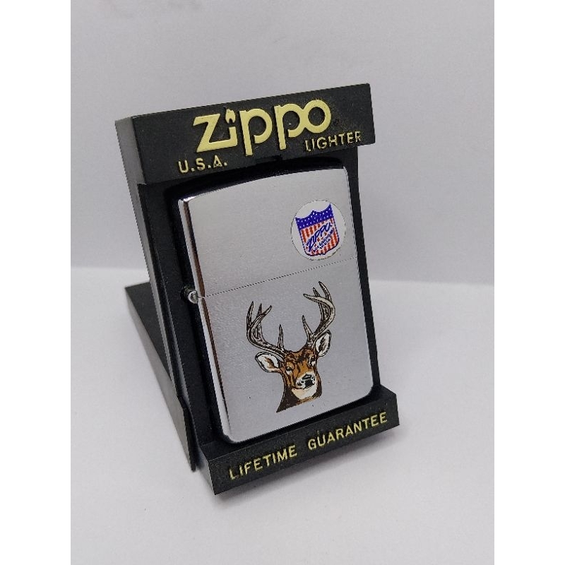 Zippo Animal Series ผลิตปี 1991 พร้อมกล่อง สินค้าใหม่เก่าเก็บยังไม่ผ่านการใช้งาน